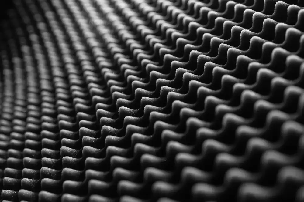 Subtle studio acoustic panel texture background
